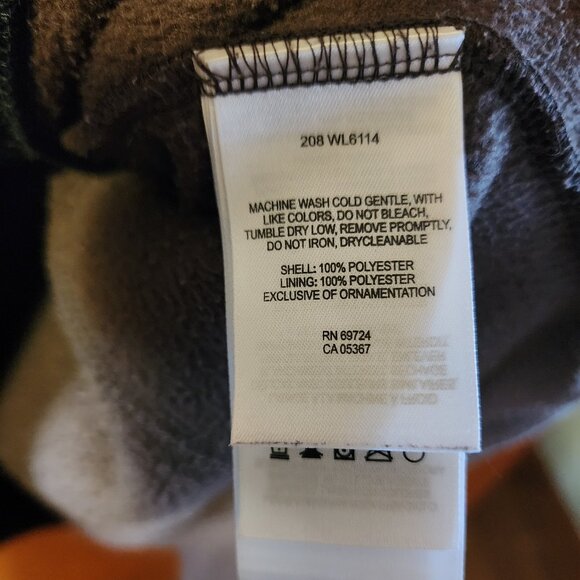 Women's Large Columbia Sportswear Brown Full Zip Fleece Jacket - Picture 9 of 10